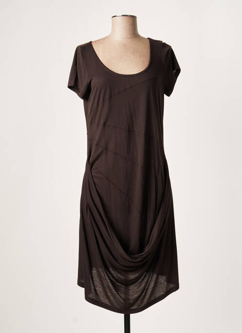 Rochie scurtă maro LAUREN VIDAL femeie