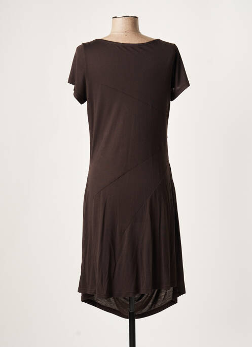 Rochie scurtă maro LAUREN VIDAL femeie