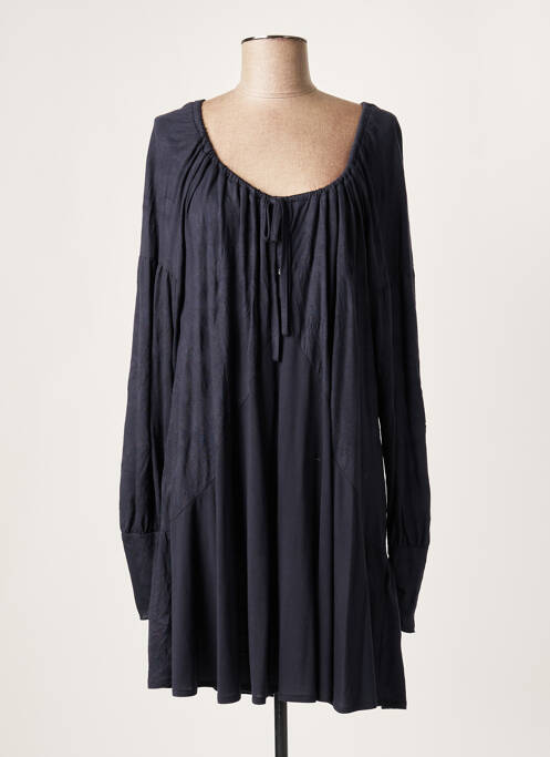 Rochie midi albastru LAUREN VIDAL femeie