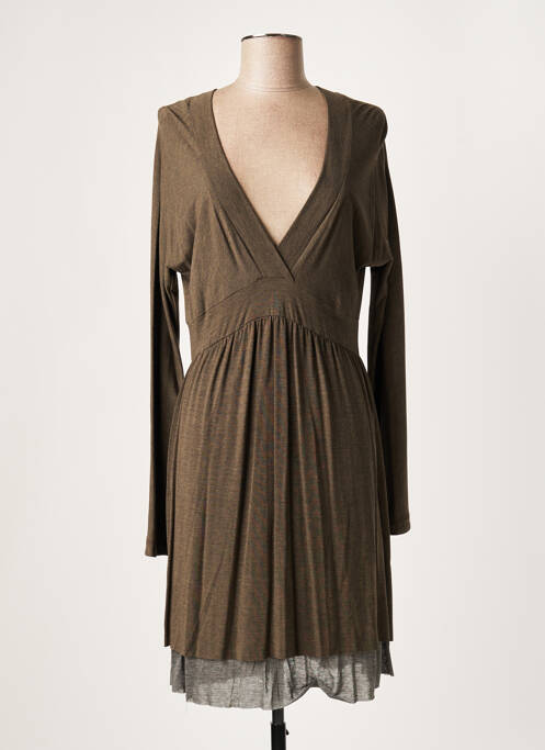 Rochie midi verde LAUREN VIDAL femeie