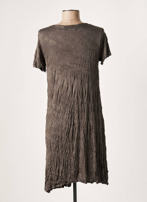 Rochie scurtă maro LAUREN VIDAL femeie