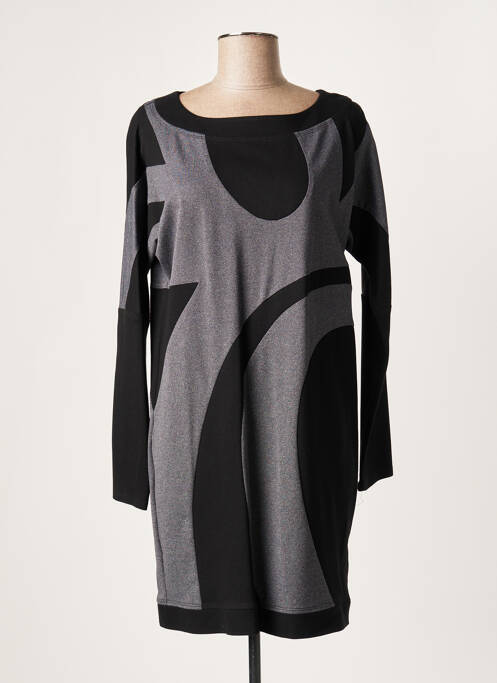 Rochie scurtă gri LAUREN VIDAL femeie