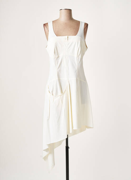 Rochie scurtă bej LAUREN VIDAL femeie