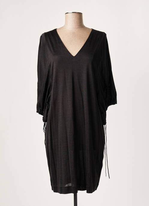 Rochie midi negru LAUREN VIDAL femeie