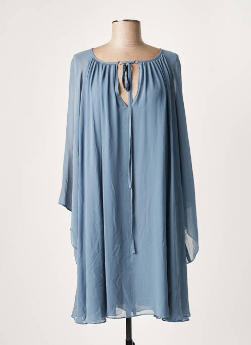 Tunică mâneci lungi albastru LAUREN VIDAL femeie