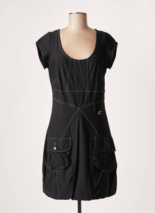 Rochie midi negru LAUREN VIDAL femeie