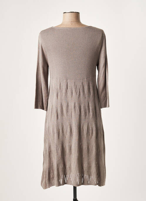 Rochie midi gri LAUREN VIDAL femeie