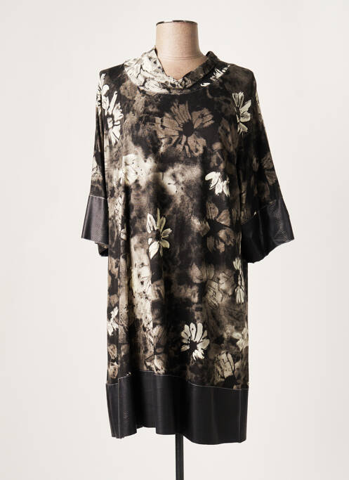 Rochie scurtă gri LAUREN VIDAL femeie