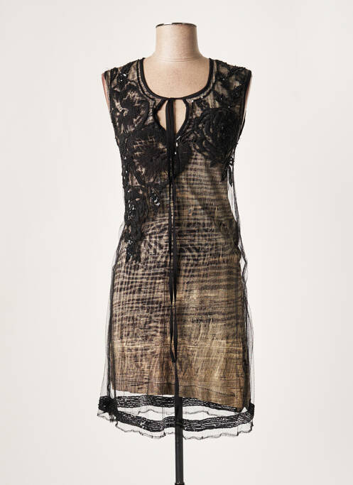 Rochie midi negru LAUREN VIDAL femeie