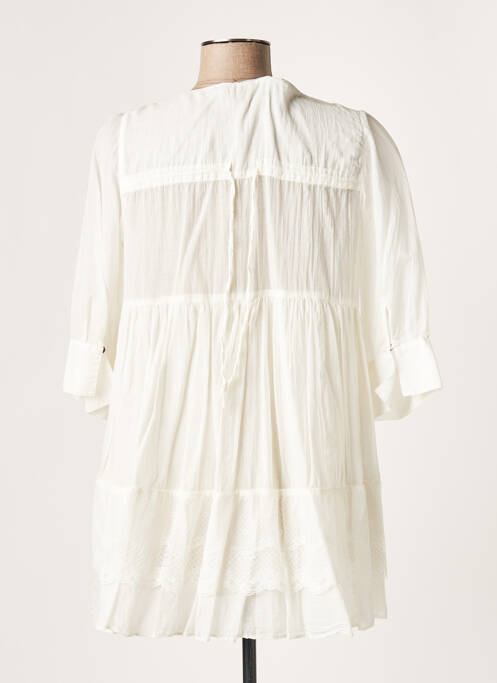 Tunică mâneci lungi alb LAUREN VIDAL femeie