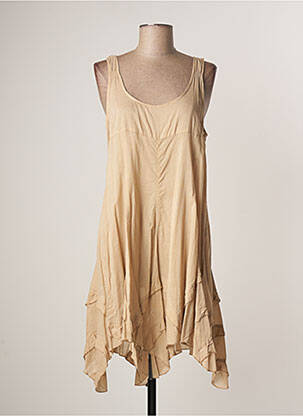 Rochie midi bej VILA femeie