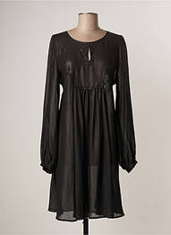 Rochie scurtă mâneci lungi mâneci lungi negru LAUREN VIDAL femeie