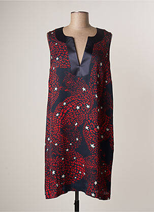 Rochie midi albastru LAUREN VIDAL femeie