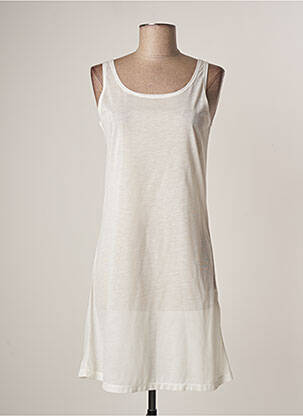 Rochie scurtă alb LAUREN VIDAL femeie