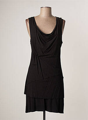 Rochie scurtă fără mâneci fără mâneci negru LAUREN VIDAL femeie