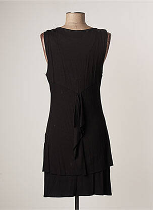 Rochie scurtă fără mâneci fără mâneci negru LAUREN VIDAL femeie
