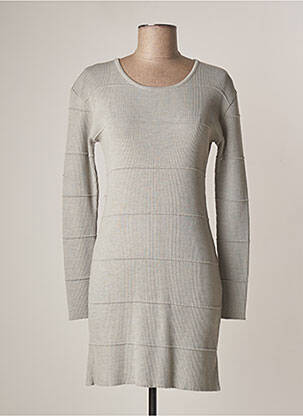 Rochie pulover gri LAUREN VIDAL femeie