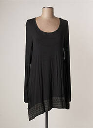 Rochie scurtă mâneci lungi mâneci lungi negru LAUREN VIDAL femeie