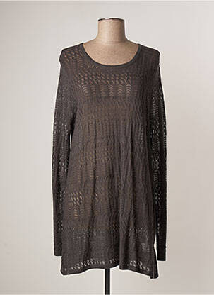 Rochie pulover gri LAUREN VIDAL femeie