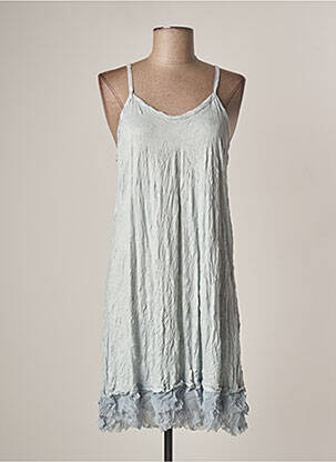 Rochie midi albastru LAUREN VIDAL femeie