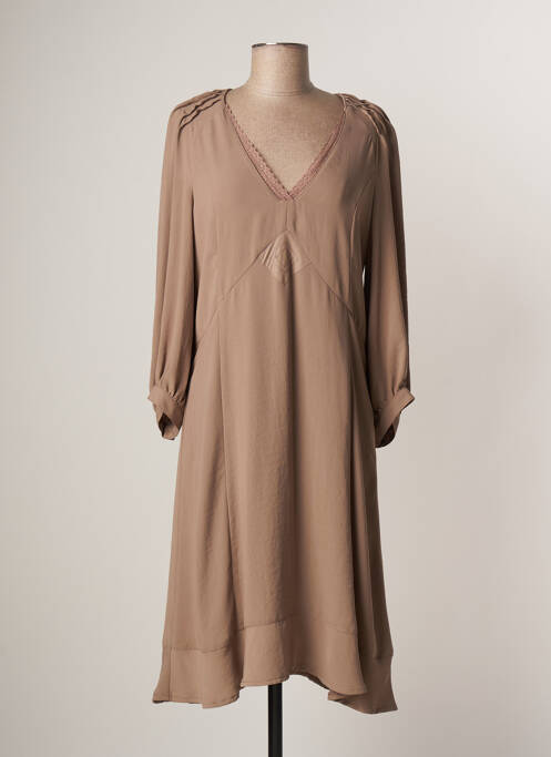 Rochie midi violet LAUREN VIDAL femeie