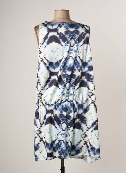 Rochie scurtă albastru LAUREN VIDAL femeie