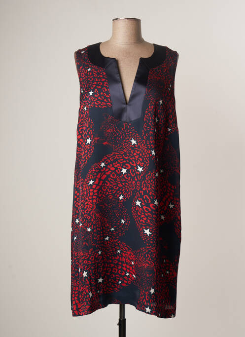 Rochie midi albastru LAUREN VIDAL femeie