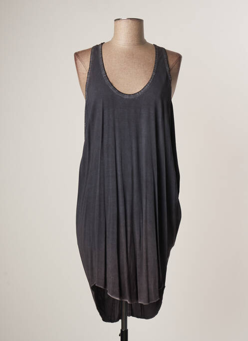 Rochie midi gri LAUREN VIDAL femeie