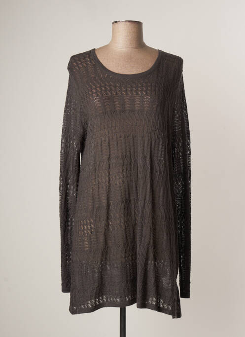 Rochie pulover gri LAUREN VIDAL femeie