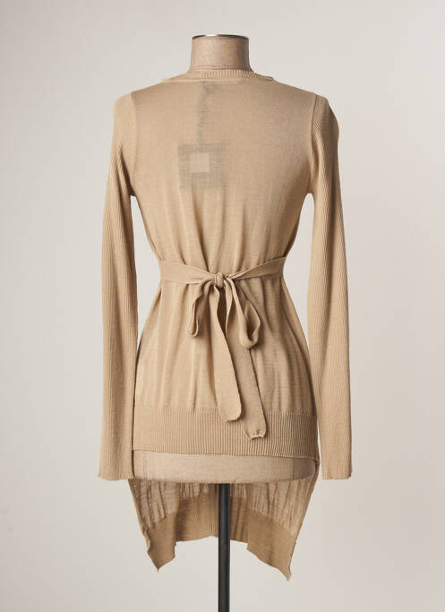 Pulover tunică bej LAUREN VIDAL femeie