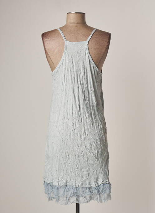 Rochie midi albastru LAUREN VIDAL femeie