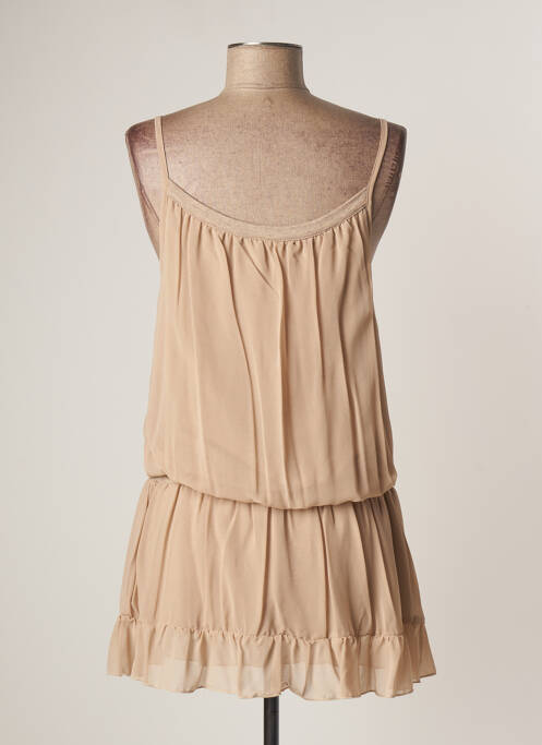 Tunică mâneci lungi bej LAUREN VIDAL femeie