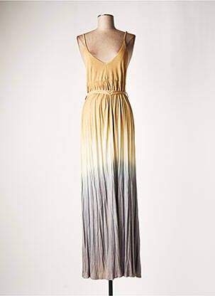 Rochie lungă verde LAUREN VIDAL femeie