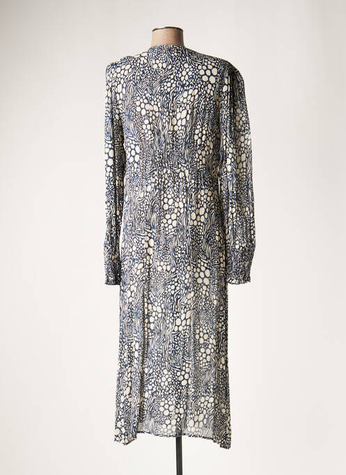 Rochie lungă albastru LAUREN VIDAL femeie