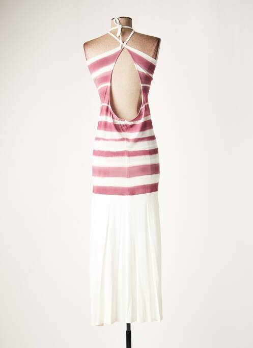 Rochie lungă roz LAUREN VIDAL femeie