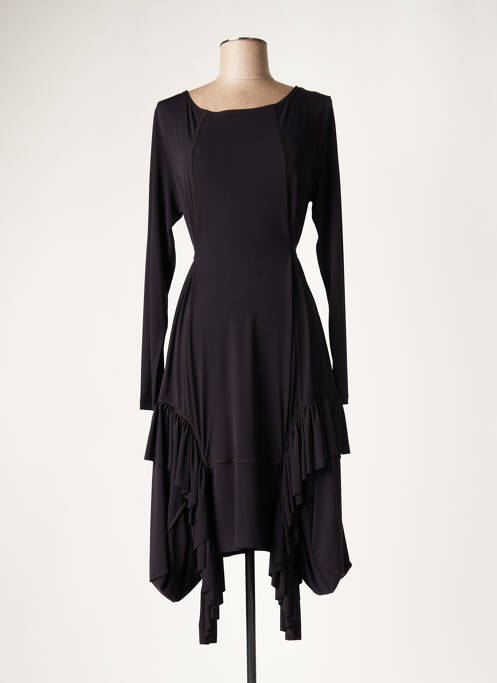 Rochie midi negru LAUREN VIDAL femeie