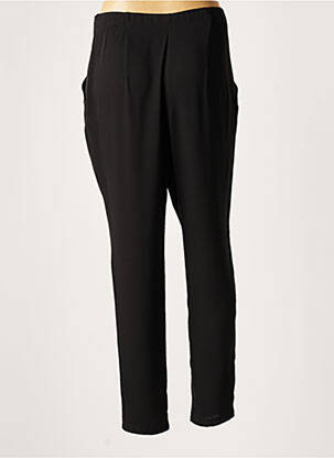 Pantalon larg buzunare mărime normală negru LAUREN VIDAL femeie