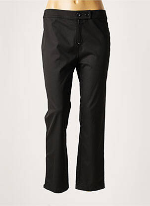 Pantalon drept elasticitate mărime normală negru LAUREN VIDAL femeie