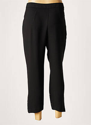 Pantalon trei sferturi croială dreaptă mărime normală negru LAUREN VIDAL femeie