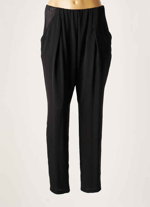 Pantalon larg negru LAUREN VIDAL femeie