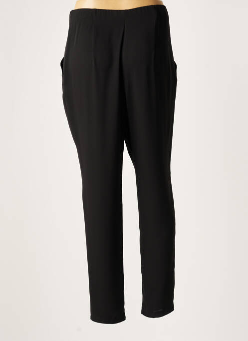 Pantalon larg negru LAUREN VIDAL femeie