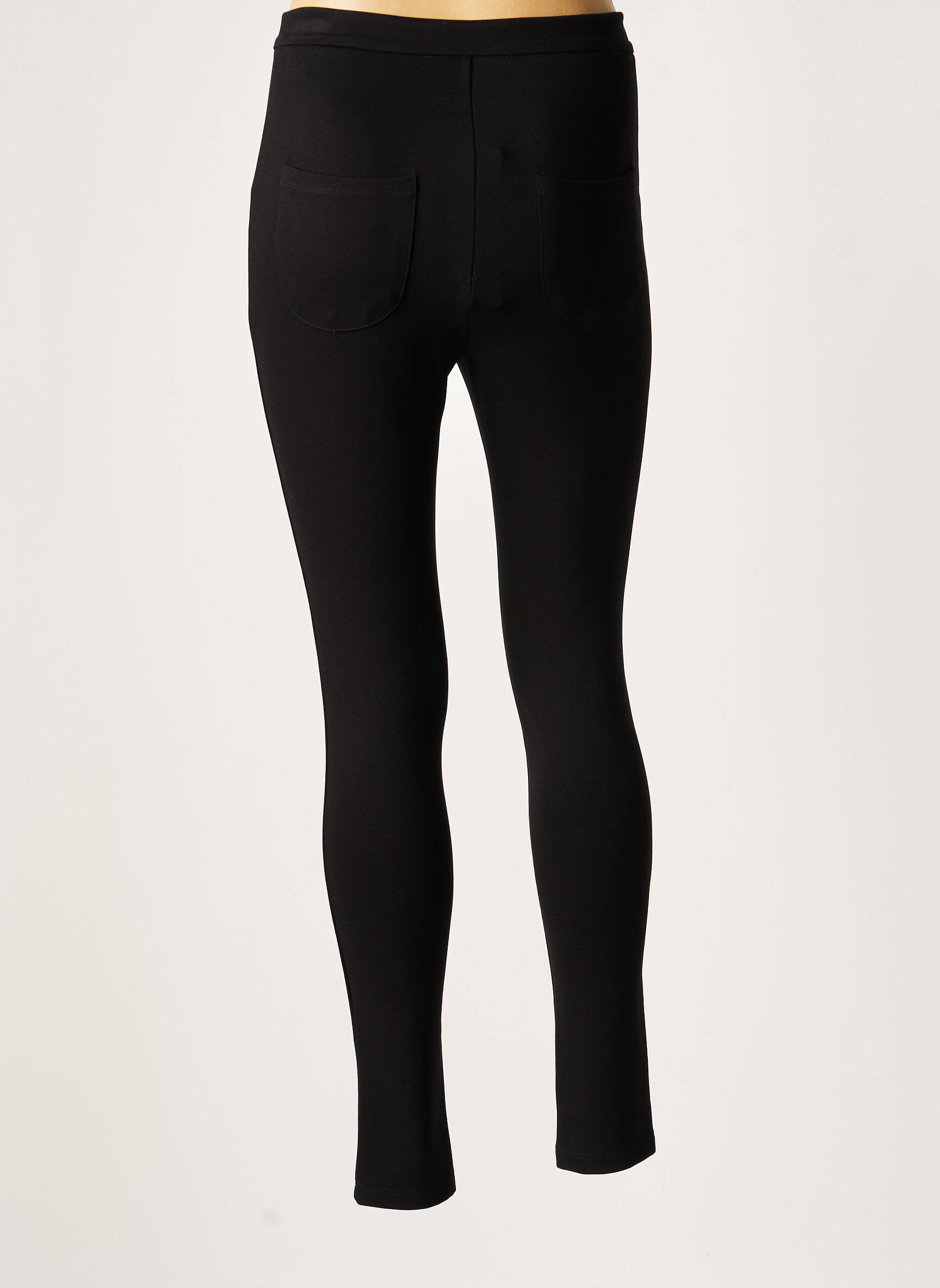 Pantalon slim mărime normală mărime normală negru LAUREN VIDAL femeie