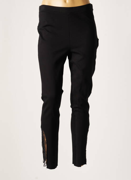 Pantalon slim negru LAUREN VIDAL femeie