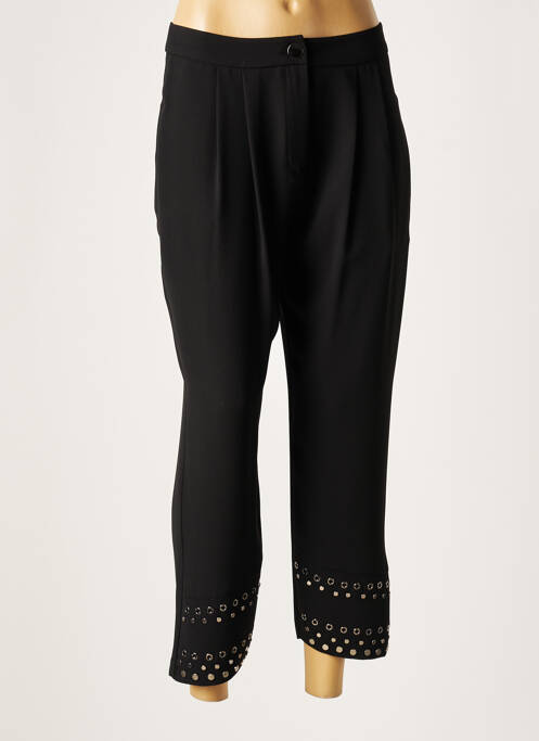 Pantalon trei sferturi negru LAUREN VIDAL femeie