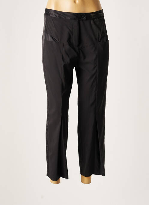 Pantalon trei sferturi mărime normală mărime normală negru LAUREN VIDAL femme