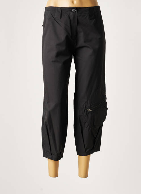 Pantalon trei sferturi negru LAUREN VIDAL femeie