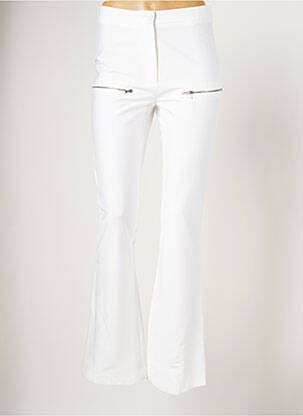 Pantalon slim alb LAUREN VIDAL femeie