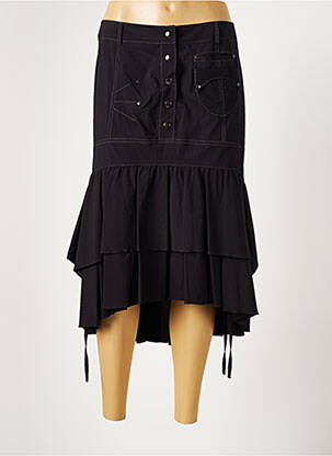 Fustă lungă negru LAUREN VIDAL femeie