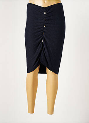 Fustă midi albastru LAUREN VIDAL femeie