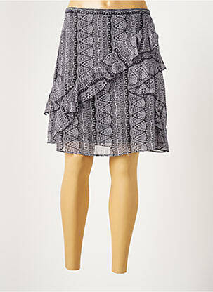 Fustă scurtă gri LAUREN VIDAL femeie